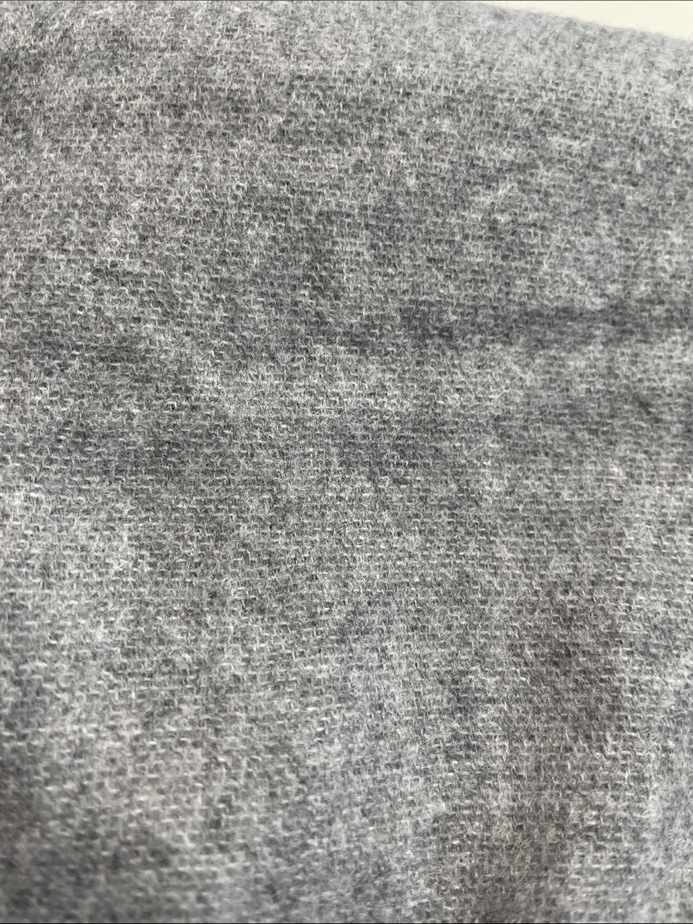Gray Fringe Scarf Wrap - Picture 4 of 4